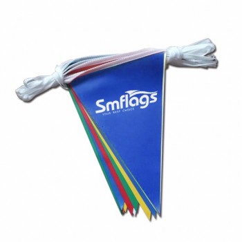 High quality promotion triangle string banner cheap world flag bunting